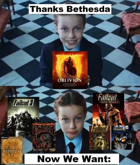 Thanks Bethesda, now we want more