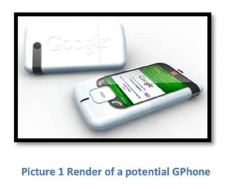 Potential Google GPhone Render