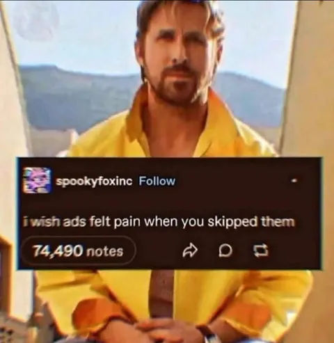 Ken Wants Ads to Suffer