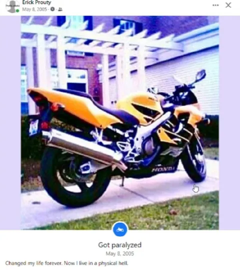 Motorcycle Changed My Life Forever