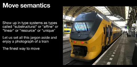 Move Semantics Train Joke