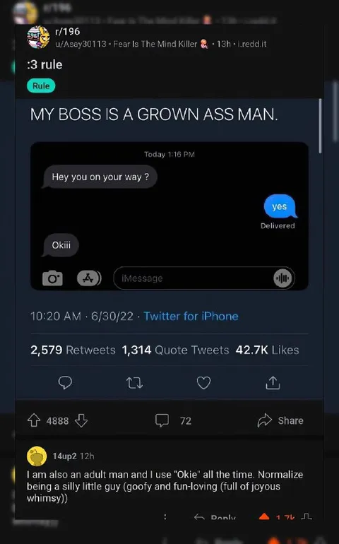 My Boss Is a Grown Ass Man