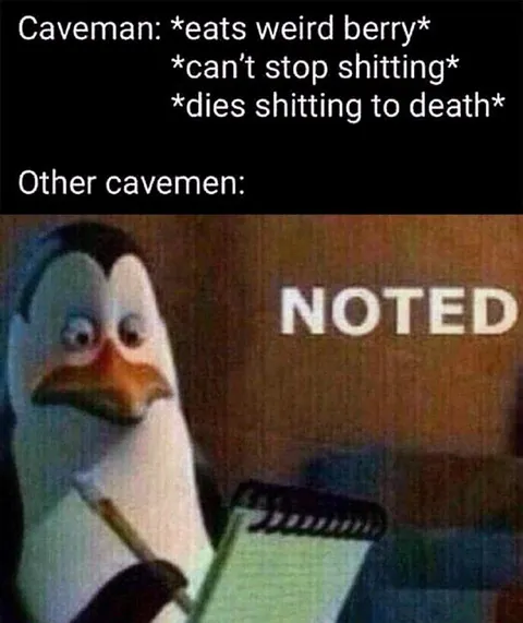 Caveman Eats Weird Berry