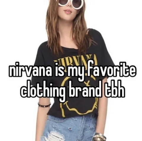 Nirvana Clothing Brand Joke