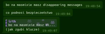 Znikające wiadomości podnoszą bezpieczeństwo