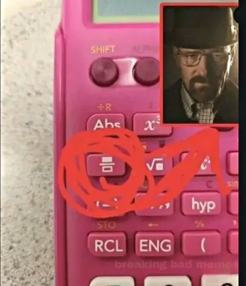 Walter White Solves the Calculator