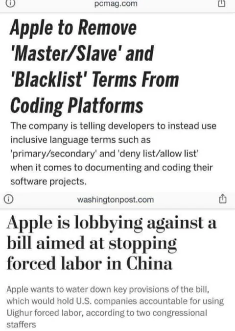 Apple’s Inclusive Language Hypocrisy