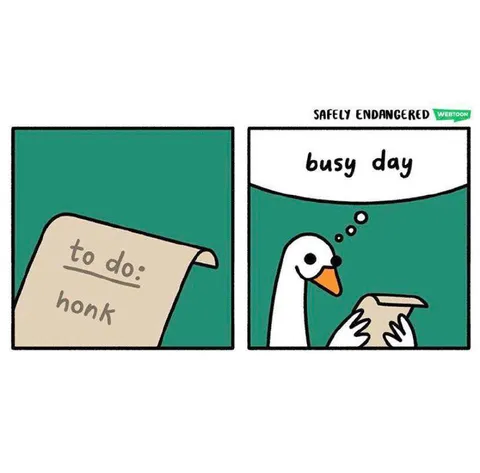 Goose Has a Busy Day