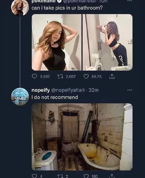 Bathroom Photo Regret