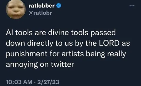 AI Tools as Divine Punishment