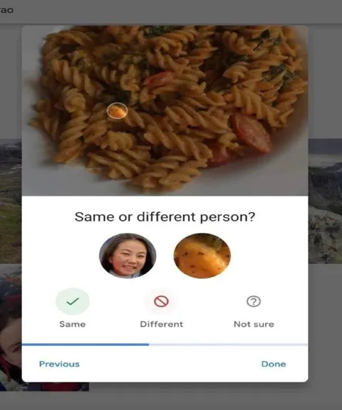 Same or Different Person Pasta Quiz
