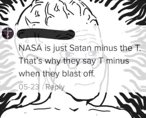 NASA Is Satan Minus T