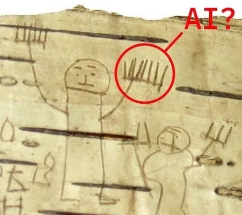 Ancient Cave Drawing AI