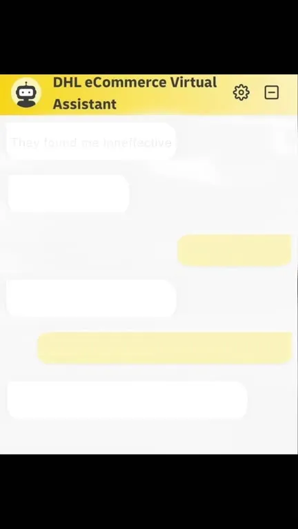 DHL Virtual Assistant Gives Up