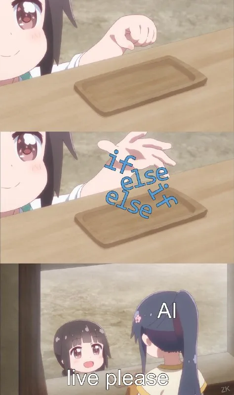 AI Live Please Programming Meme