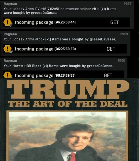 Trump Art of the Deal Loot