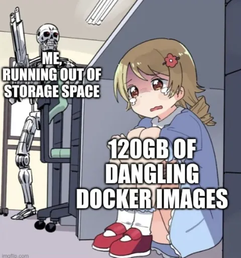 120GB висящих Docker-образов