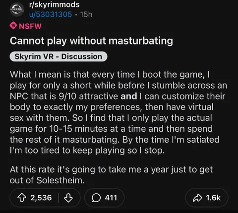 Cannot Play Without Masturbating