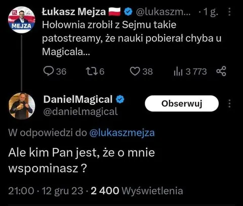 Patostreamy z Sejmu