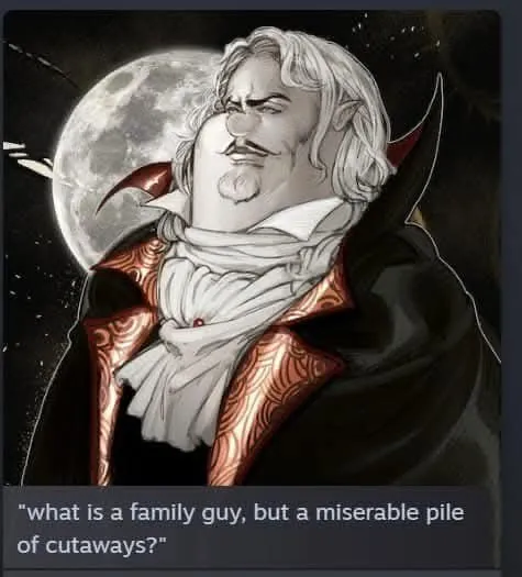Family Guy Cutaway Dracula