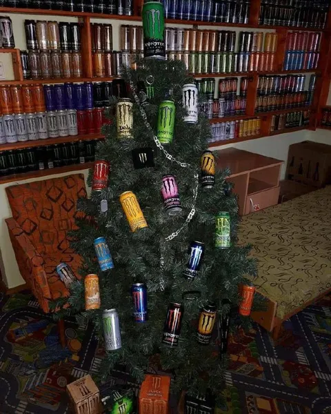 Monster Energy Christmas Tree