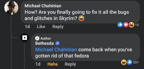 Bethesda Roasts the Fedora
