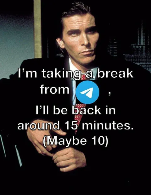 Taking a Break From Telegram