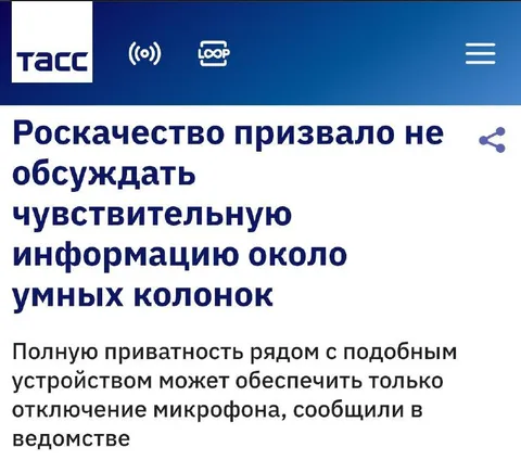 Чувствительная информация у умных колонок