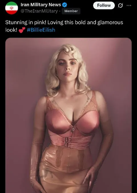 Billie Eilish in Pink