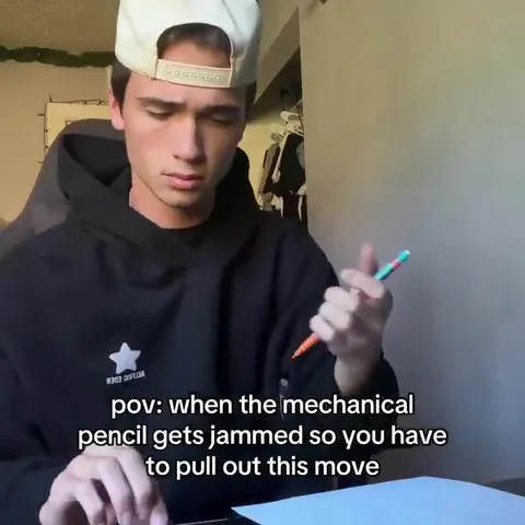 Mechanical Pencil Pulls Out a Sword