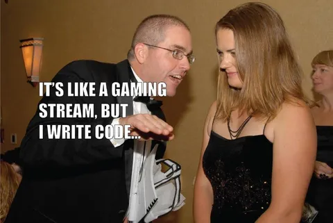Gaming Stream But I Write Code