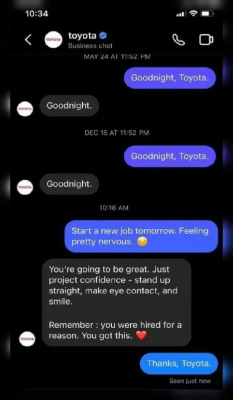 Toyota Gives Job Confidence