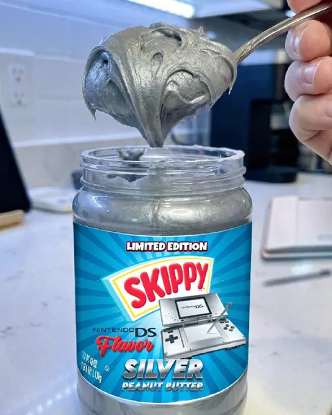 Silver Nintendo DS Peanut Butter