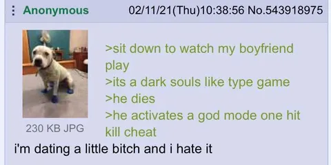 Dating a Dark Souls Cheater