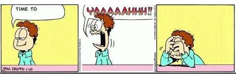 Jon Arbuckle Screaming