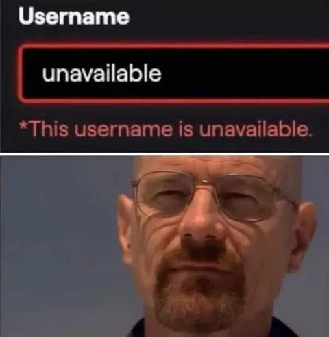 Username Unavailable Walter White