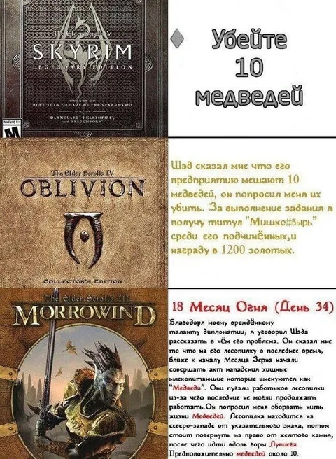 Убейте десять медведей