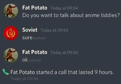 Nine-Hour Anime Tiddies Call