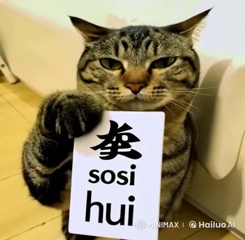 Кот посылает на хуй