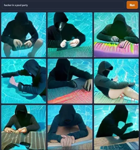 Hacker in a Pool Party