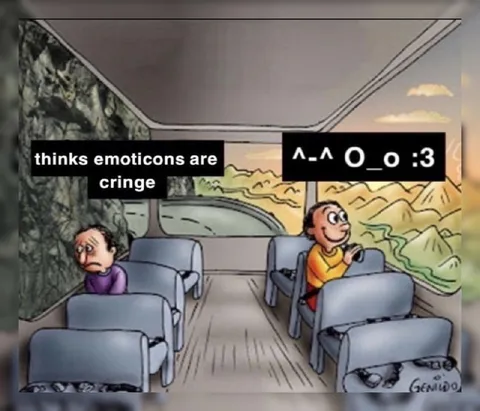 Thinks Emoticons Are Cringe