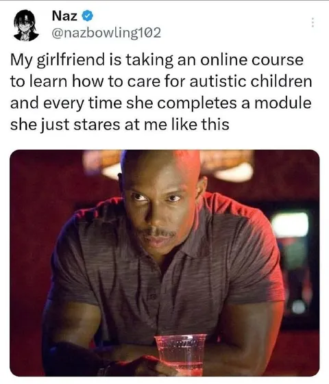 Girlfriend Learns Autism Care