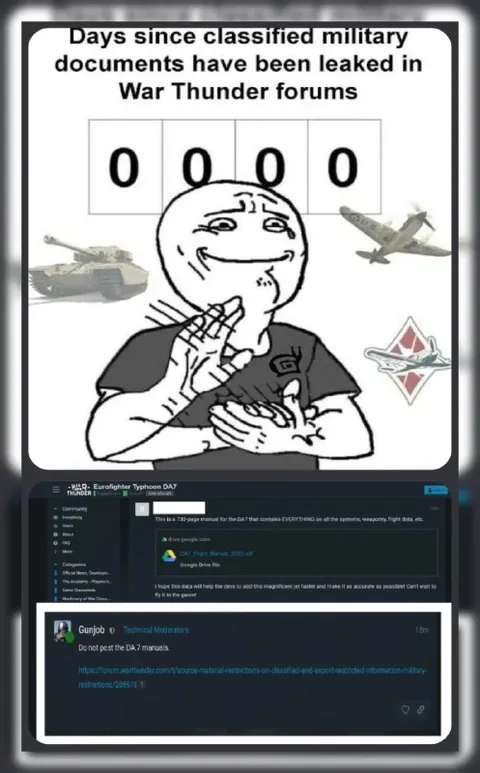 War Thunder Classified Documents Leak Counter