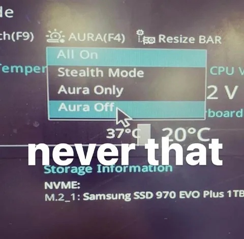 Never Turn Aura Off