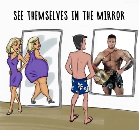 See Themselves in the Mirror