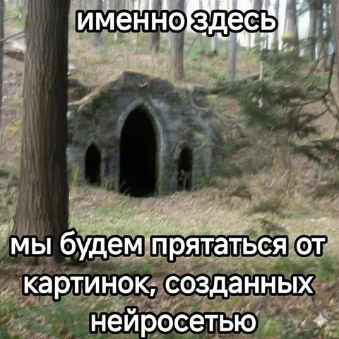 Именно здесь будем прятаться