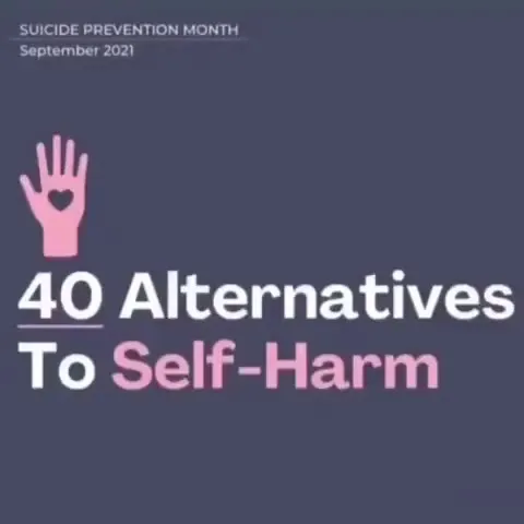 40 Alternatives to Self-Harm