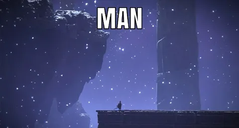 Tiny Man in the Abyss