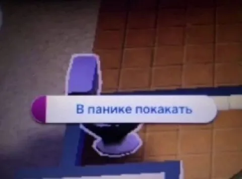 В панике покакать