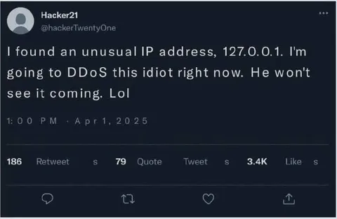 127.0.0.1 DDoS Threat